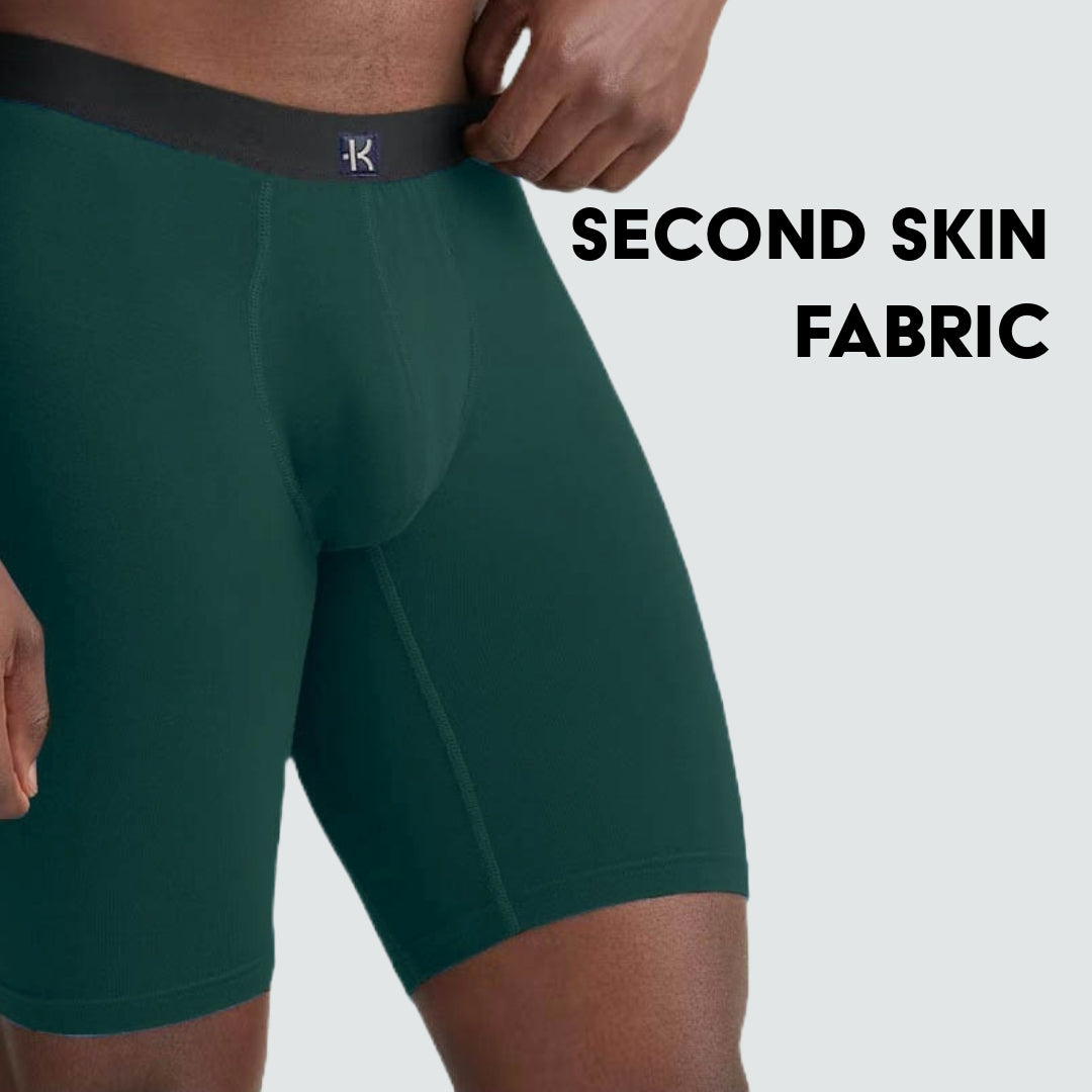 Second Skin Tencel™ Modal Long Leg Boxer Brief - No Fly
