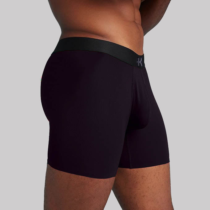 Second Skin Tencel™ Lyocell Standard Length Boxer Brief - No Fly (6 inch inseam leg)