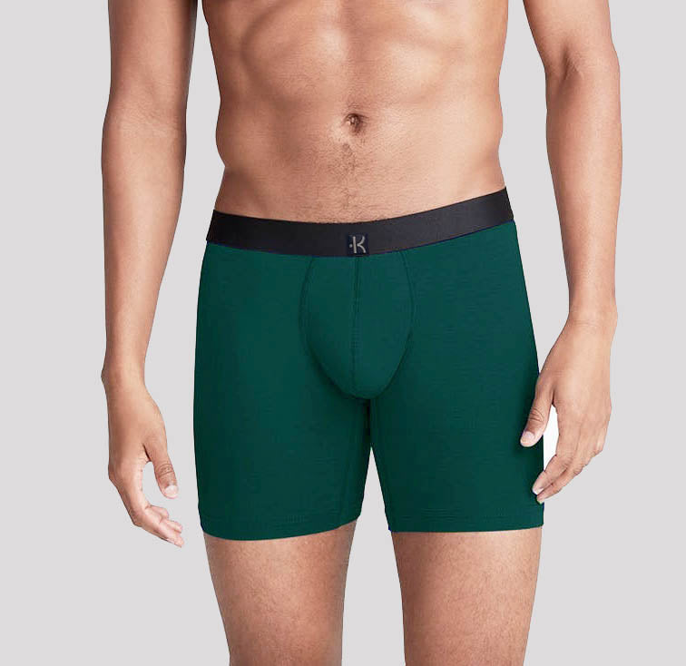 Second Skin Tencel™ Lyocell Standard Length Boxer Brief - No Fly (6 inch inseam leg)